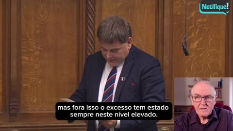 ANDREW BRIDGEN NO PARLAMENTO BRITÂNICO - EXCESSO DE ÓBITOS (OUT/23)