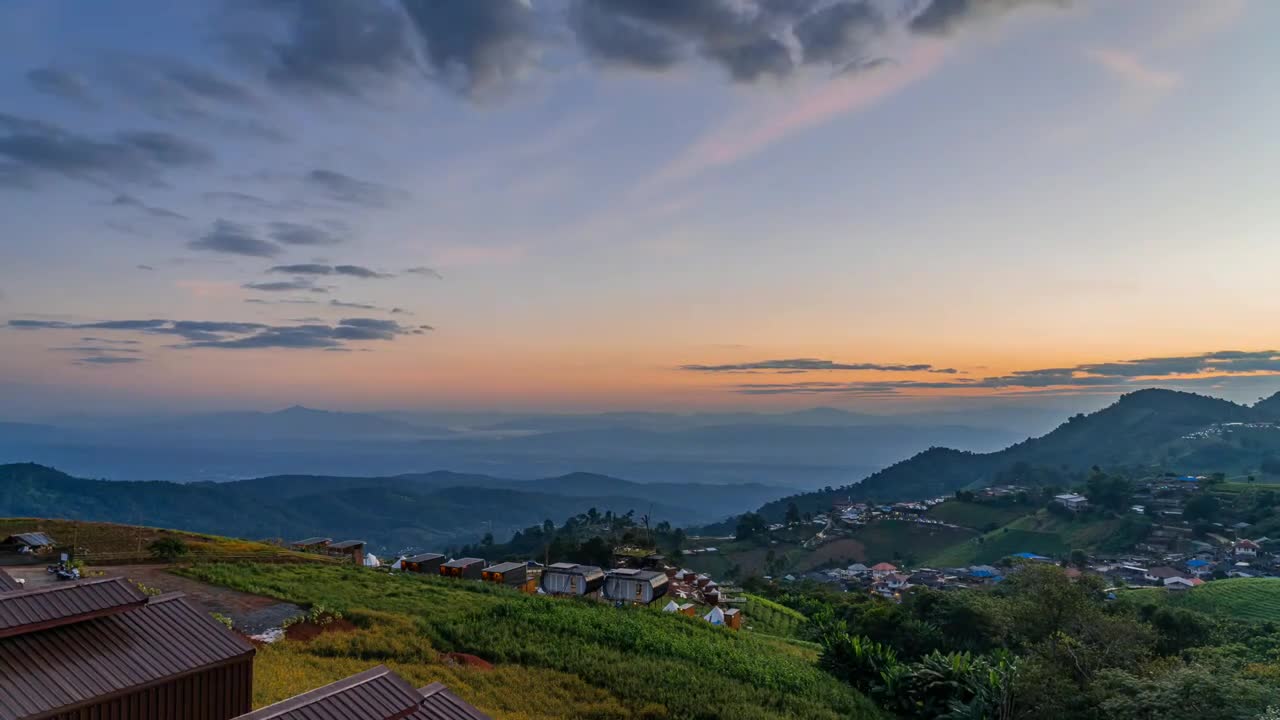 One Belt And One Road initiative scenery appreciationChiang mai, Thailand's sunrise, good morning