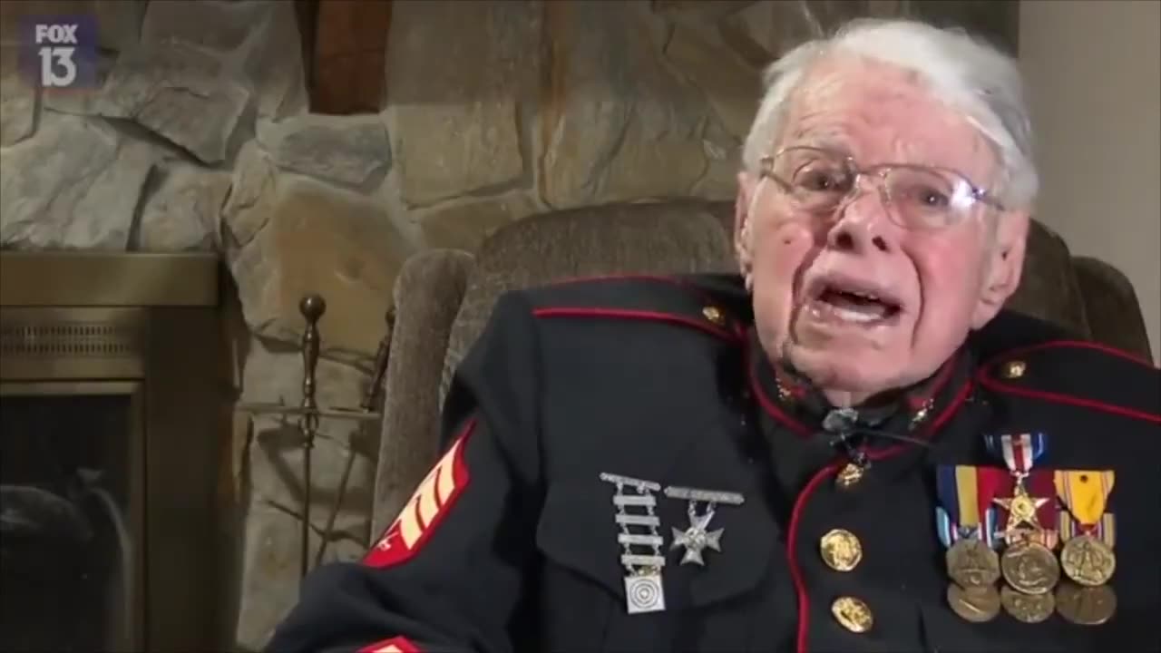 100-year-old veteran breaks down, gives message America NEEDS today