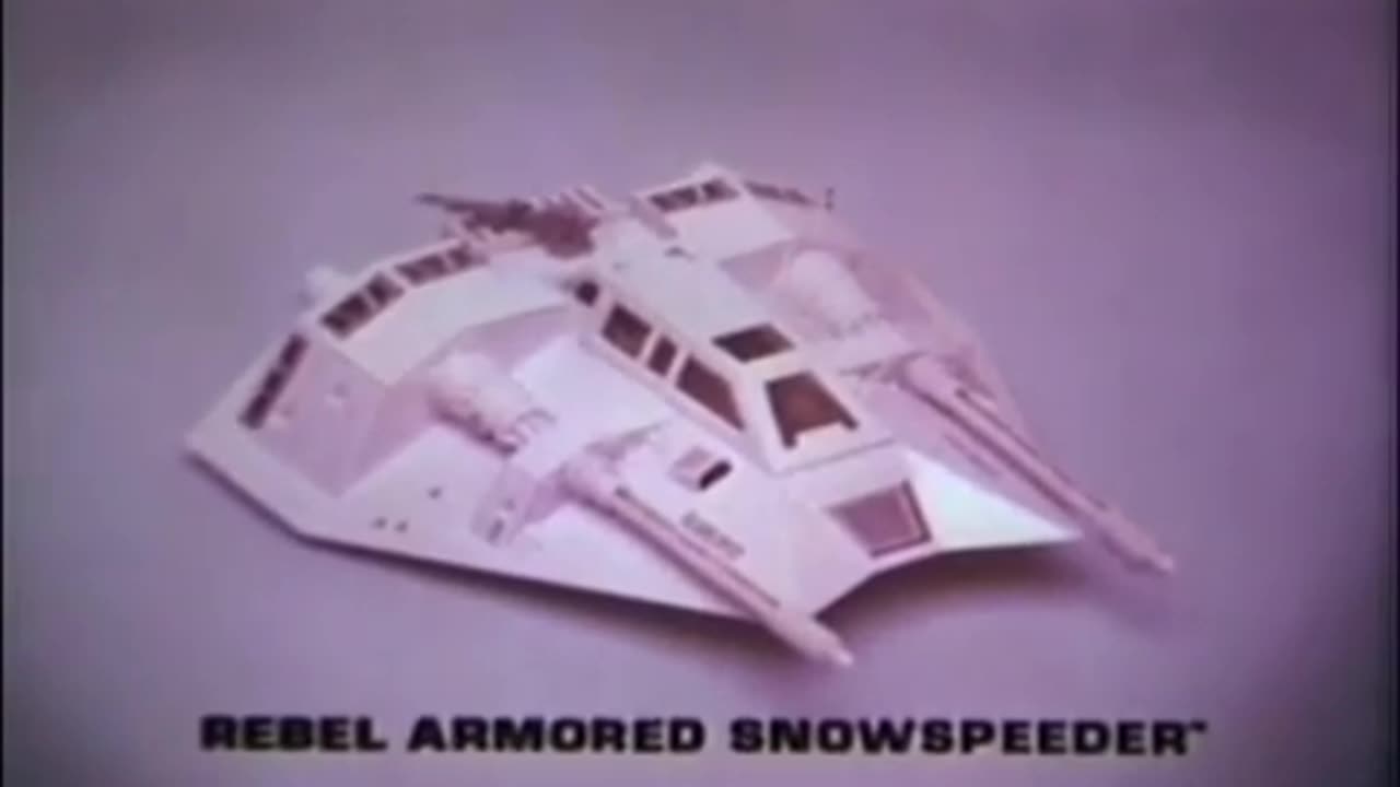 Star Wars 1980 TV Vintage Toy Commercial - Empire Strikes Back Rebel Armored Snowspeeder