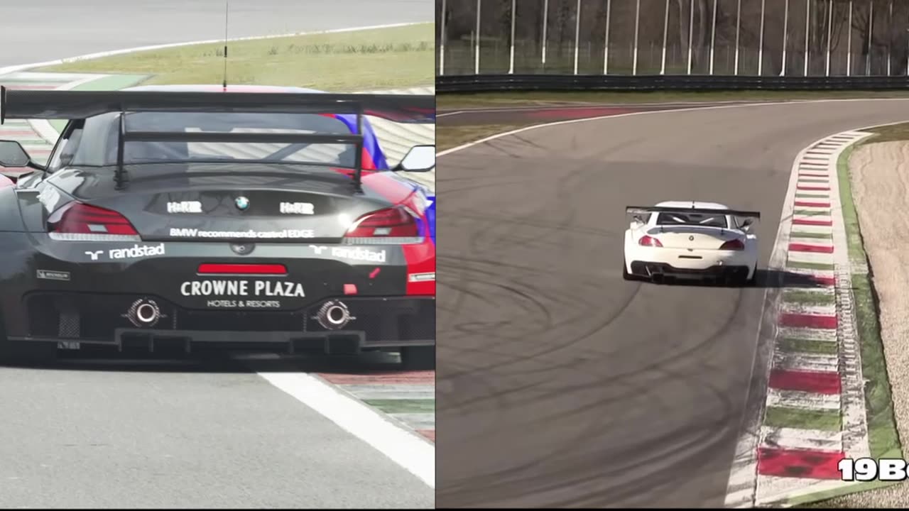 1/4 - BMW Z4 GT3 Assetto Corsa vs Real Life: Side-by-Side Comparison!