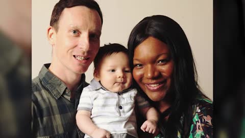 Black woman give birth to a white in baby