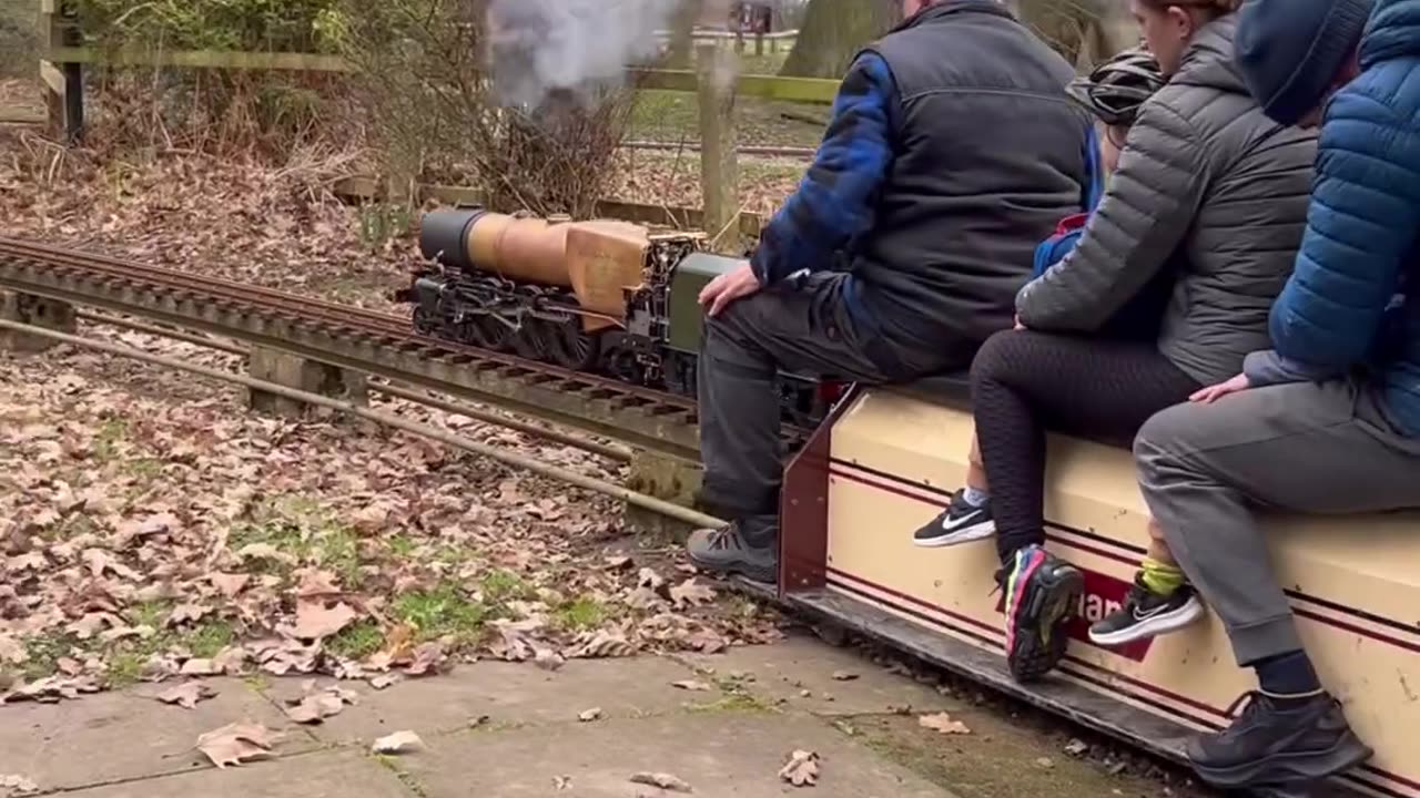 a beautiful train for fun