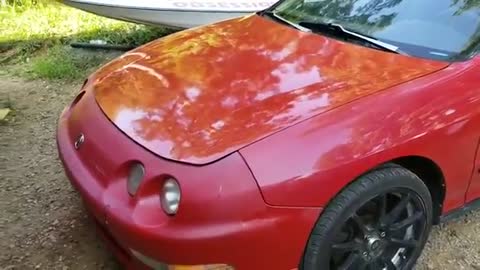 Final Integra Hood Vid For Now