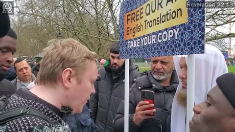 Speakers Corner-Ice Man Chris Wants To Talk To Sheikh Ibn Hazm, Not His Student Lamin-Allah's Body