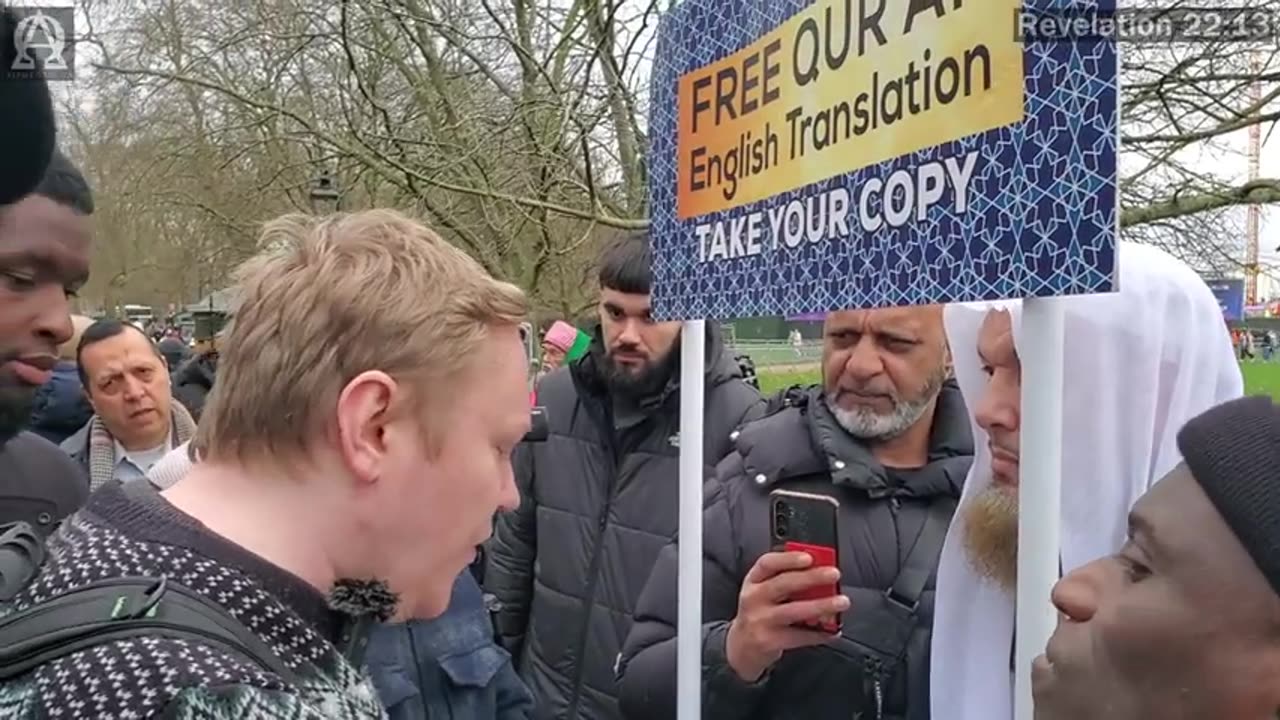 Speakers Corner-Ice Man Chris Wants To Talk To Sheikh Ibn Hazm, Not His Student Lamin-Allah's Body