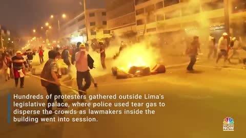 Deadly Protests In Peru Follow Ouster Of President Pedro Castillo