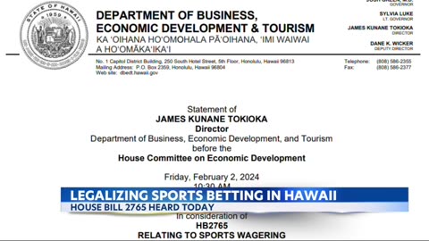 Sports Wagering in Hawaii