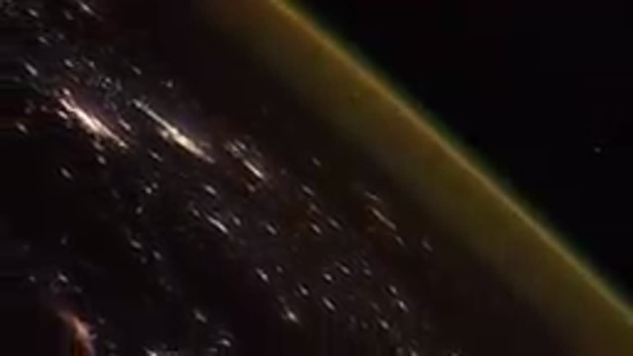 Rocket Launch as seen from the space station