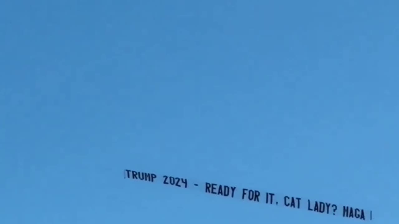 Trump 2024 Banner Makes a Statement Over Taylor Swift Concert