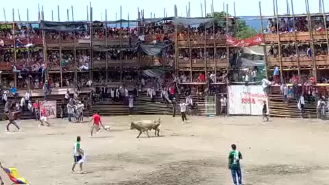 Stadium collapses during bullfight in Espinal, Colombia; at least 5 dead, 500 injured