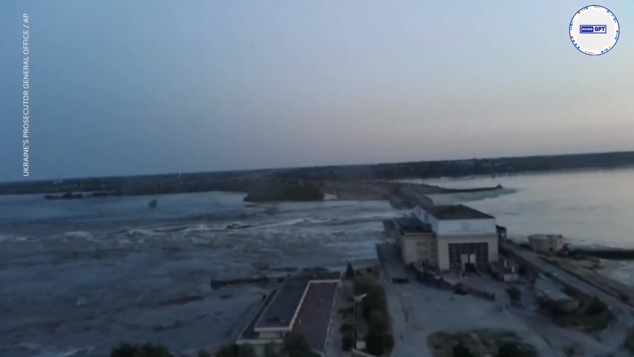 Evacuations underway after major dam collapse in southern Ukraine