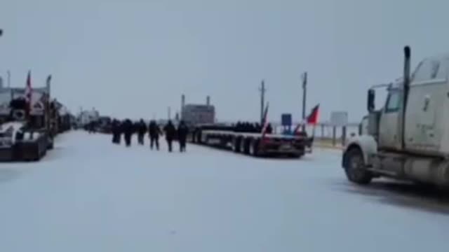 RCMP is retreating as the covid tyranny protesters move forward