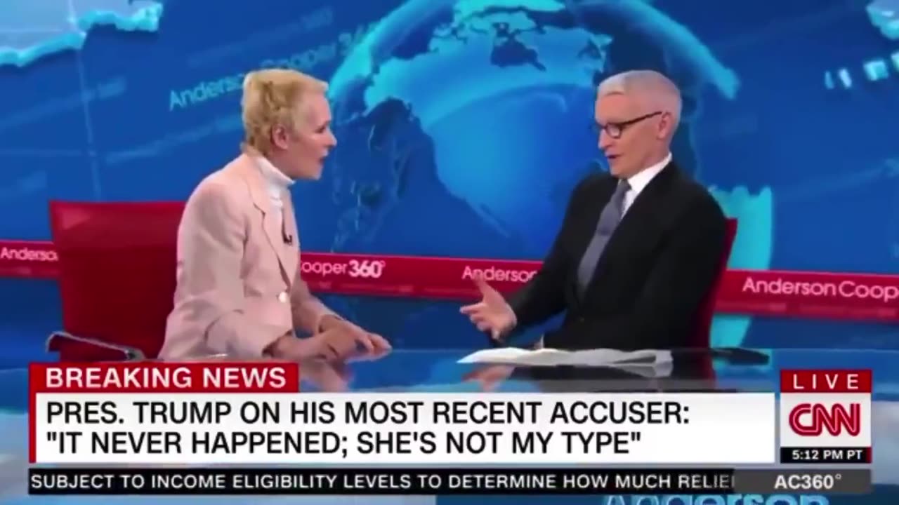 President Trump's accuser. She is crazy. I don't believe her.