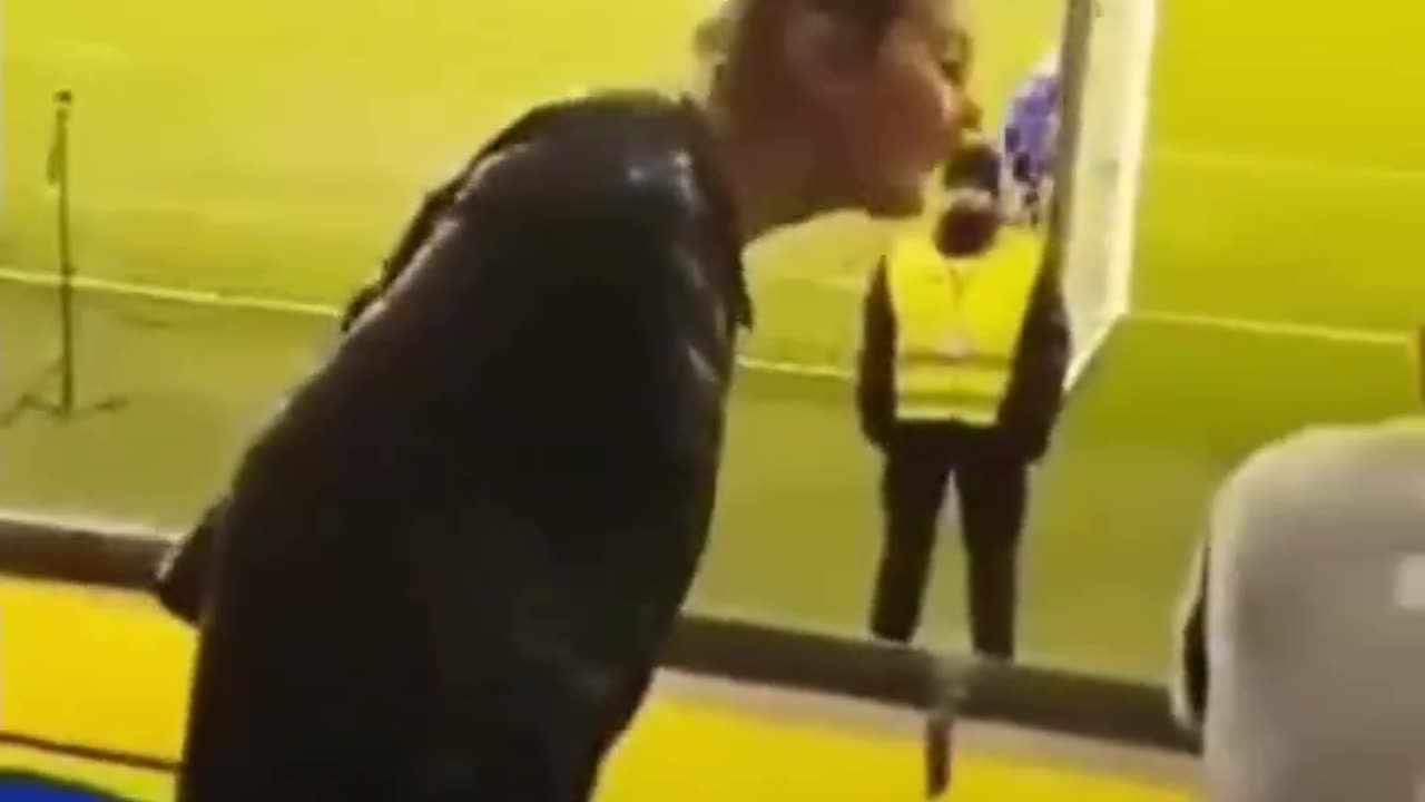 A crazed Karen nearly murders a man at a Futbol game...