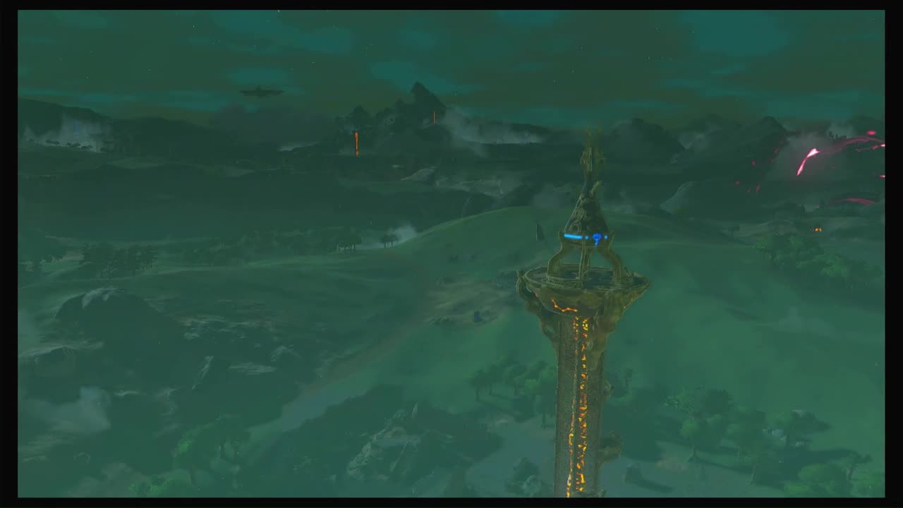 Zelda BOTW: Getting up Central Tower using early equipment.