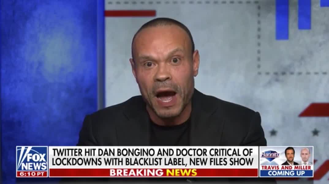 Dan Bongino reacts to having been blacklisted by Twitter