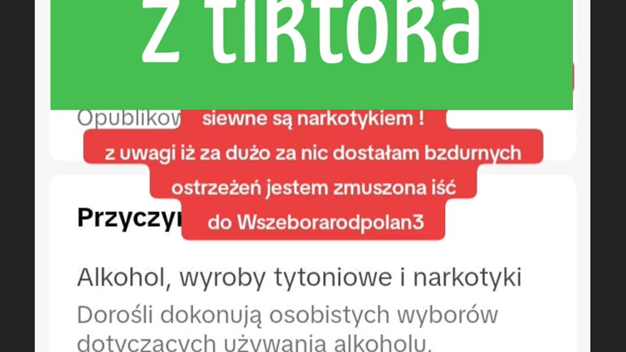 Usunięte z tiktoka 24 marca2024 r.