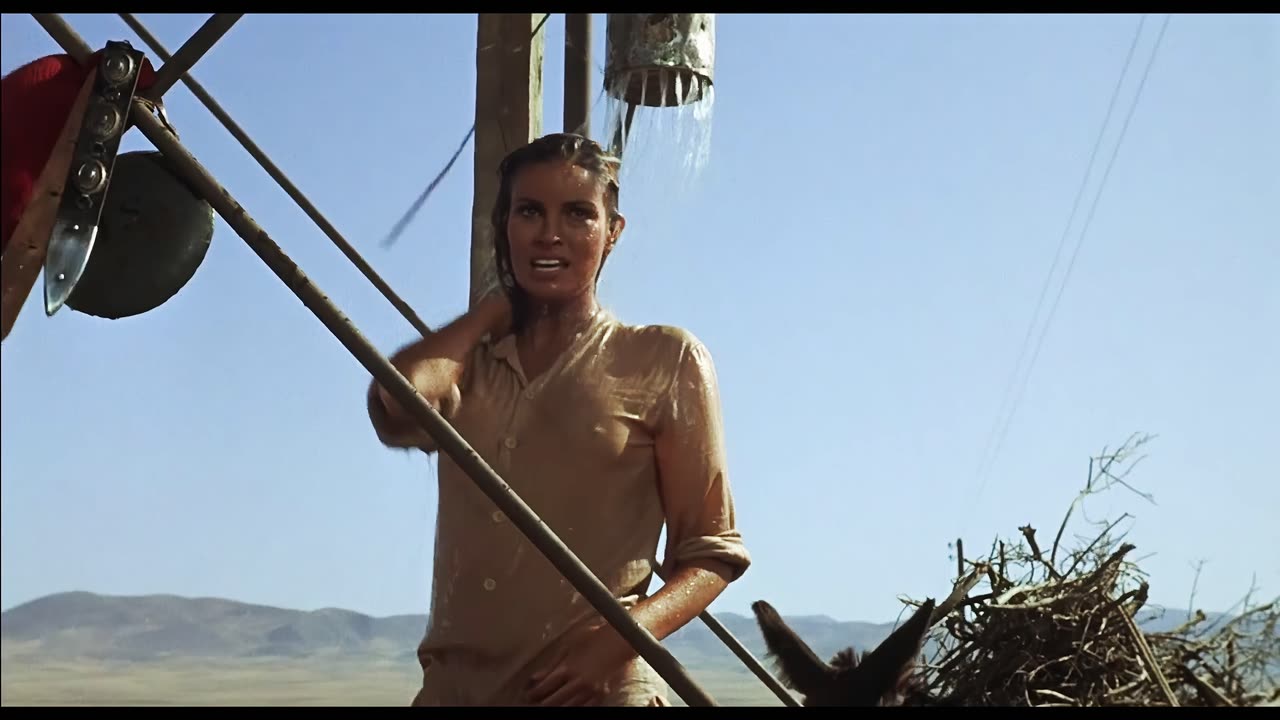 100 Rifles 1969 Raquel Welch scene 2 remastered 4k