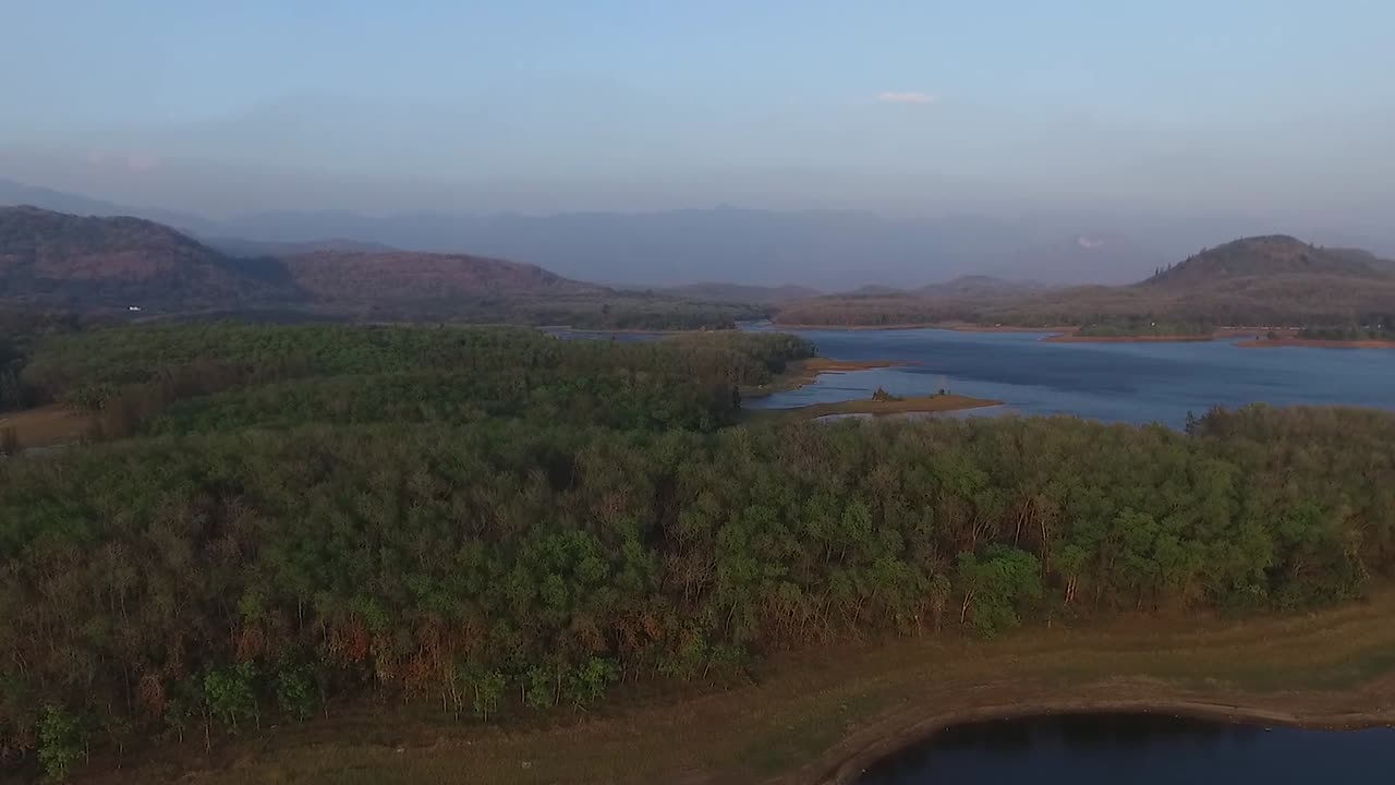 Mountain and Lake Valley