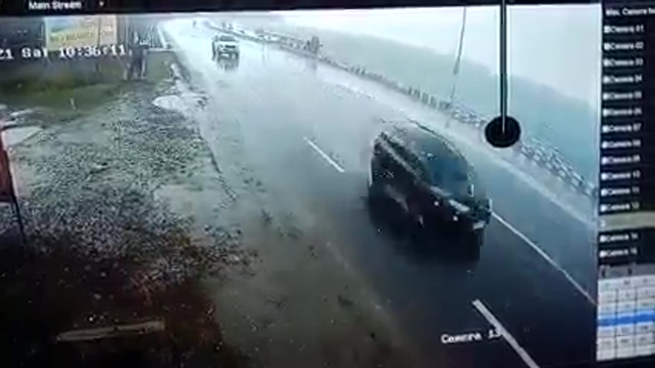 Vehicles Accident footage