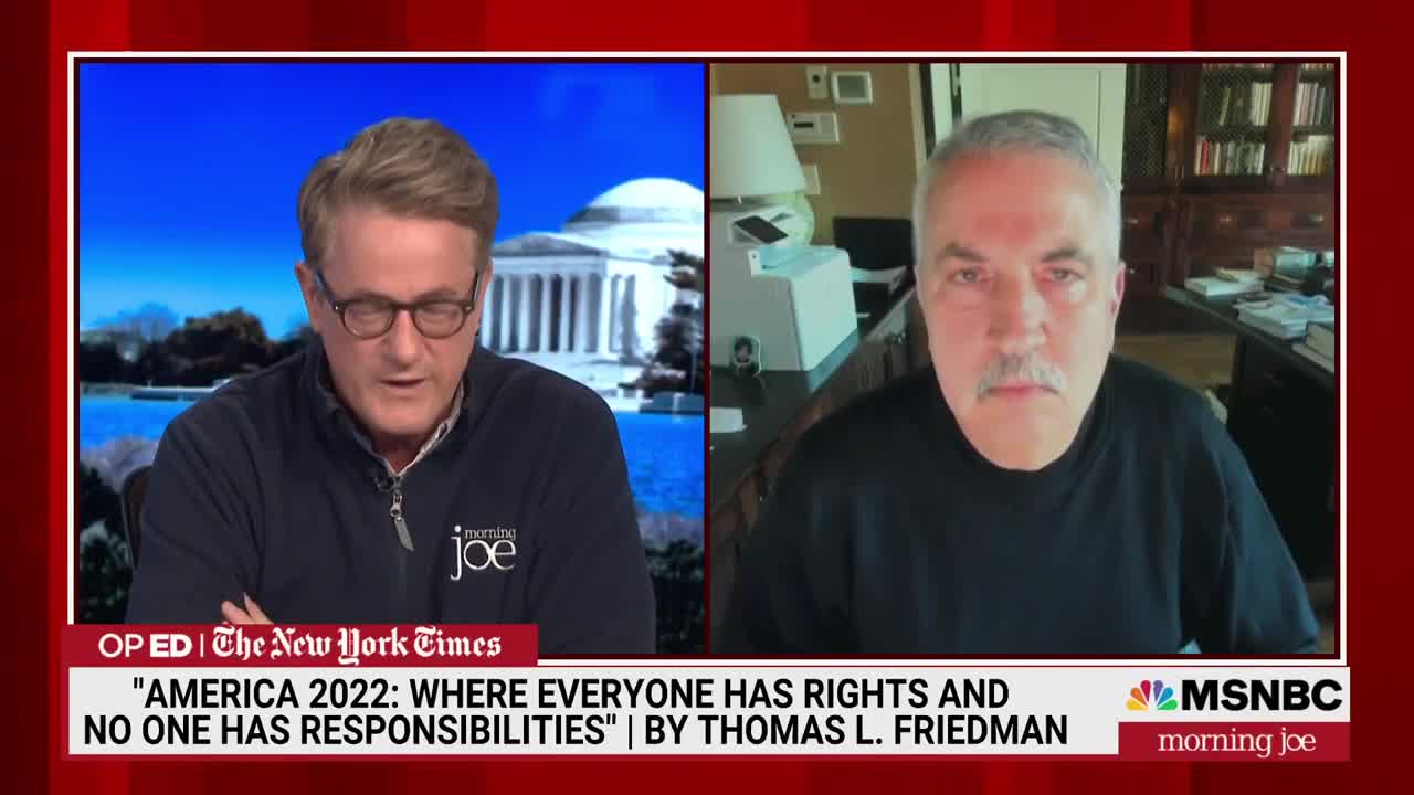 Friedman: We're Living In An Age Where Everyone Has Rights And No Responsibilities