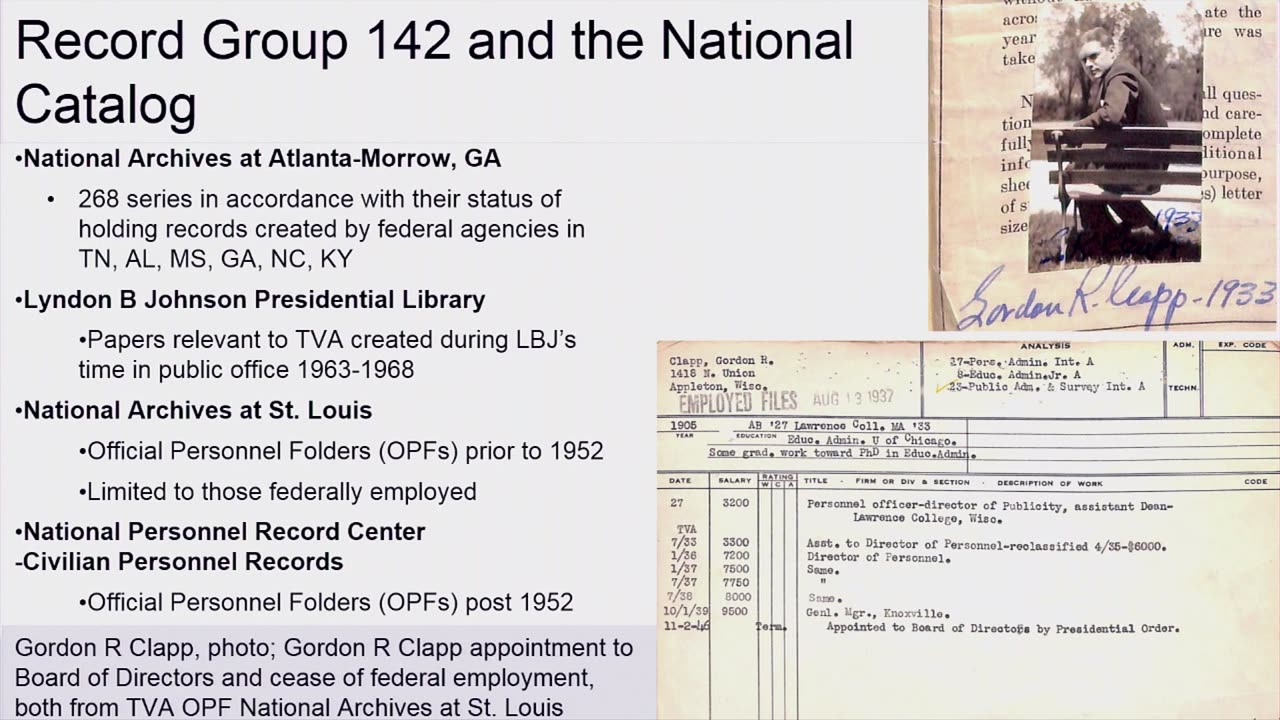 2018 Genealogy Fair Session 5 Tennessee Valley Authority Records To St Louis and Beyond