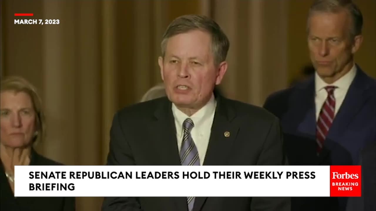 Steve Daines Slams Dems, Saying Their 'Reckless Spending' Is 'Causing Inflation'