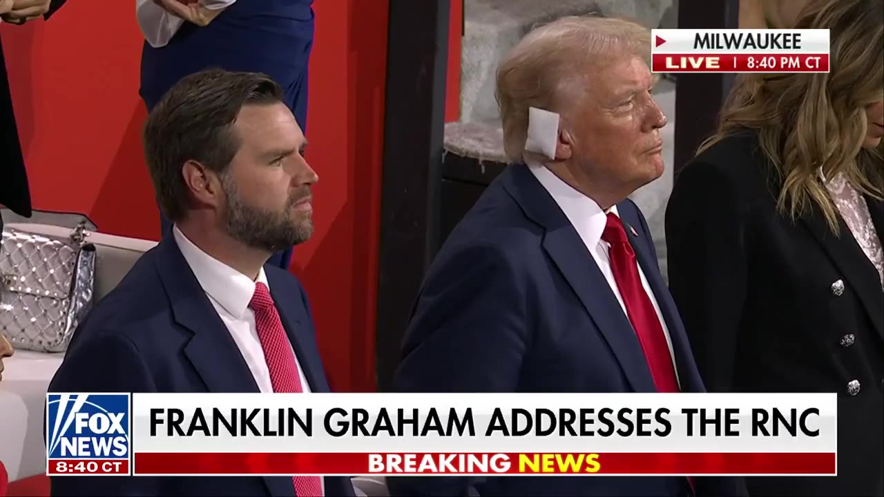 "A Moment of Faith: Rev. Franklin Graham Prays Over Trump at the RNC"