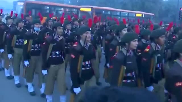 Republic Day 2023 Delhiৰ কৰ্তব্য পথত গণতন্ত্ৰ দিৱসৰ বাবে Full Dress Rehearsals #shorts
