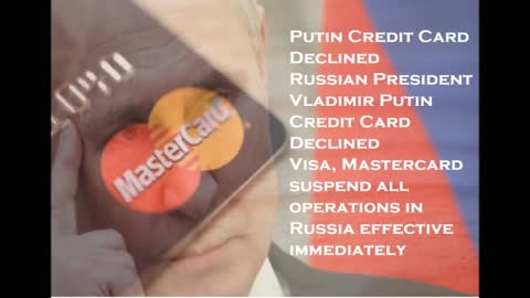 Russian President Vladimir Putin Credit Card Declined