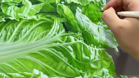 Linda pintura da planta