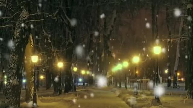 #snow #tiktok #foryou #beauty #nightview #scenery