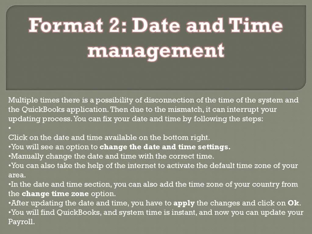 How to Resolve QuickBooks Payroll Won't Update Error?