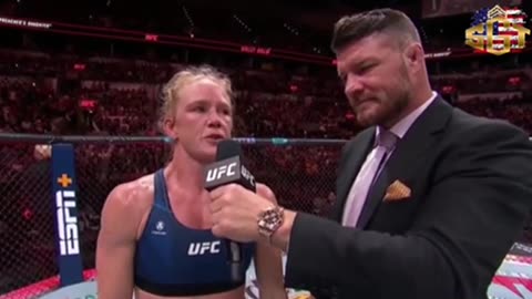 Congratulations Holly Holm excellent message!