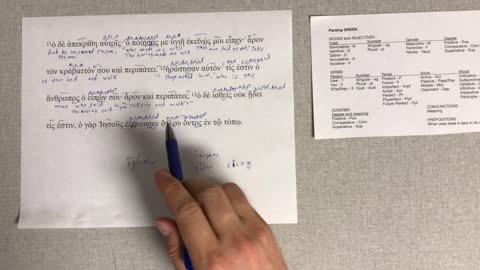 John Ch 5 Pt 9 Verses 11–13 (Greek 5)