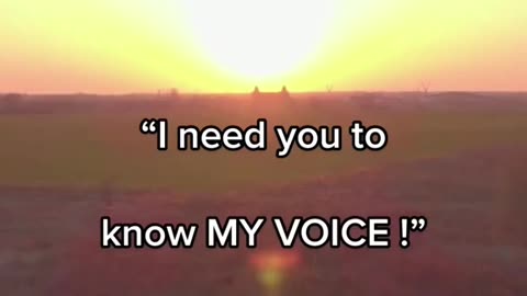 Hear God's Voice