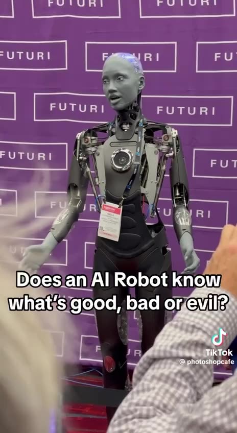 Does a AI robot know the difference between good bad and evil?