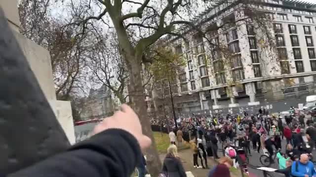 HUGE TURNOUT @ LONDON PROTEST 19/12/21