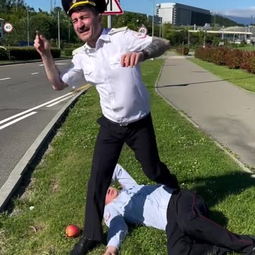 DUI checkpoint in France (Police Humor)