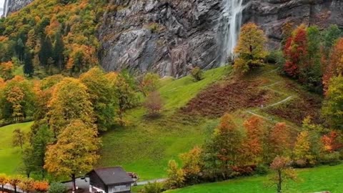 🍁🍂 Exploring Autumn Magic in Lauterbrunnen Valley 🍁🍂