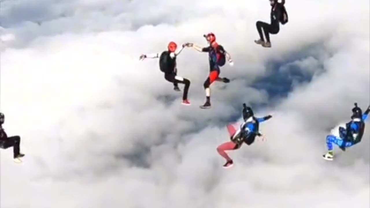 Sky jumping