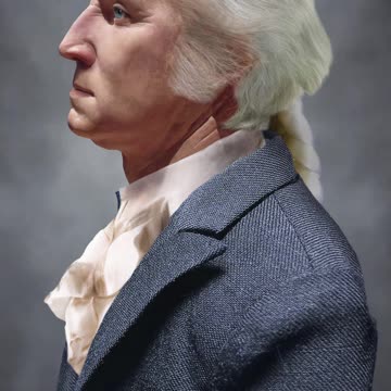 The Real Profile Face of George Washington Based Upon His Life Mask Founding Fathers Presidents