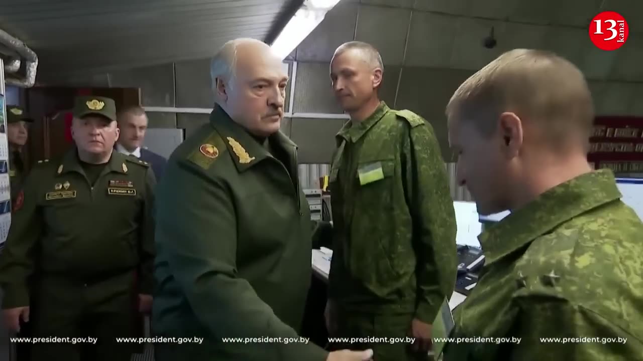 Belarus' Lukashenko shown on TV chiding military as rumours swirl about his health