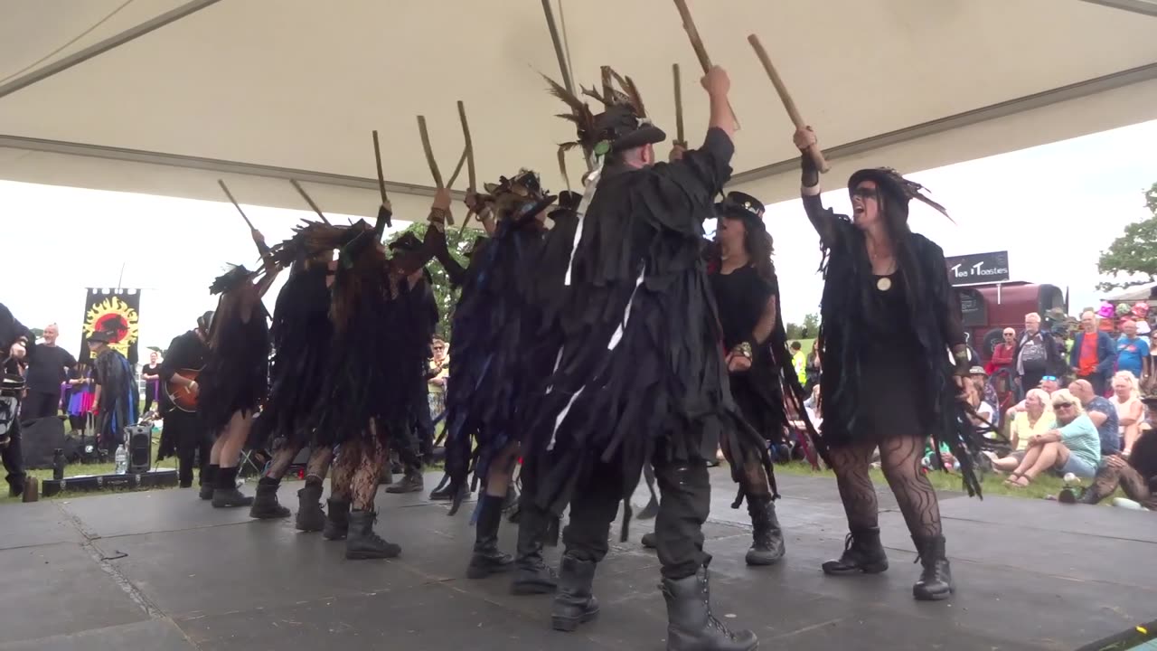 Beltane Border Morris - Kitty Jay - Priddy Folk Festival - 9 Jul 23