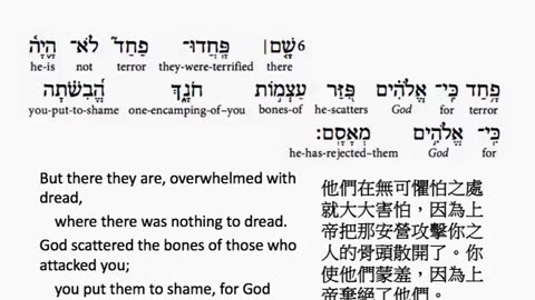 psalm 53 in hebrew _ salmo 53 en hebreo