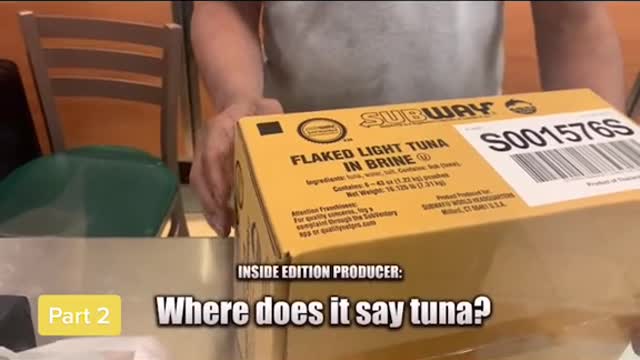 Women “Tested ”Subway If They're Selling Tuna Sandwiche Without Tuna