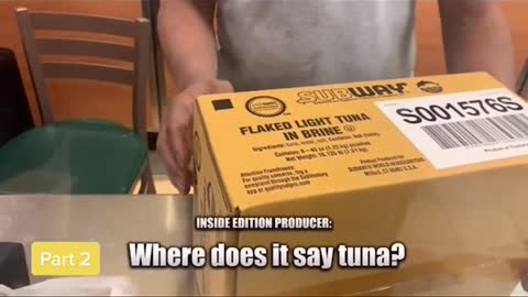 Women “Tested ”Subway If They're Selling Tuna Sandwiche Without Tuna