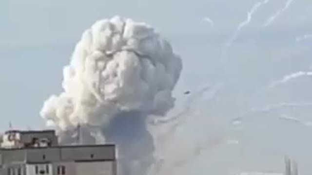 In Melitopol, an airfield is being shelled