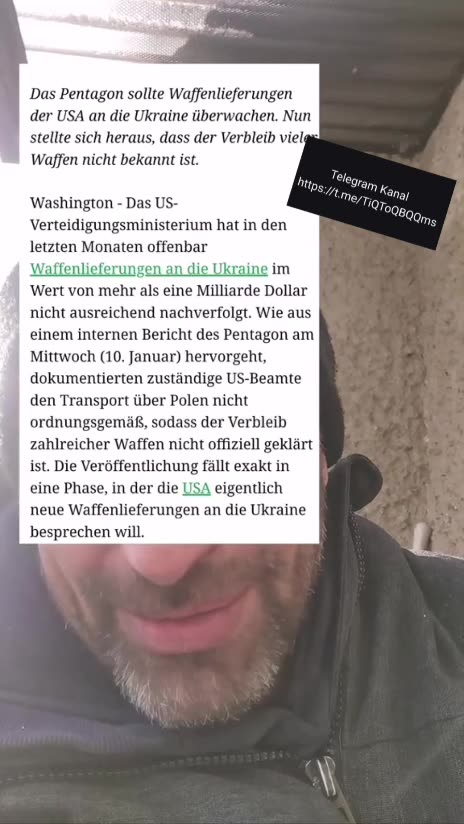 Raketen und Drohnen für die 🇺🇦Ukraine VERSCHOLLEN PENTAGON...